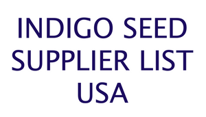 Indigo seed supply list USA
