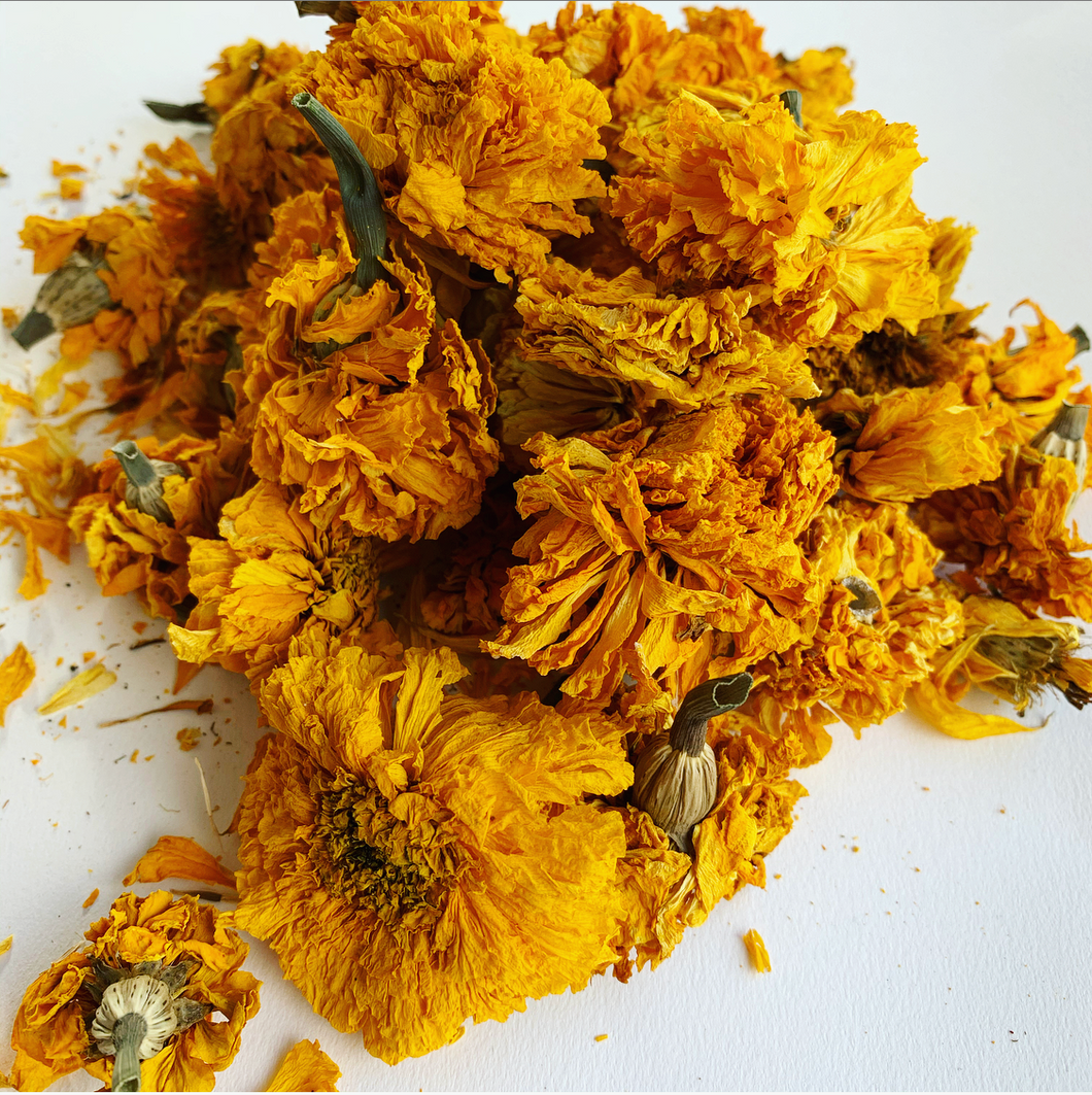 Marigold Flower Heads Orange