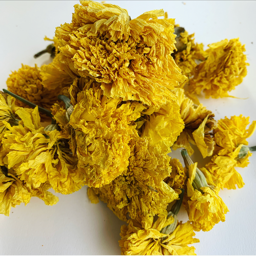 Marigold Flower Heads Yellow